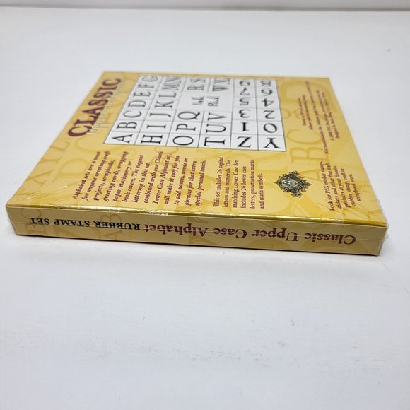 Classic PSX Rubber Stamps Alphabet Upper Case No Ink Pad Boxed‎ SK802 36 Stamps - Picture 13 of 13